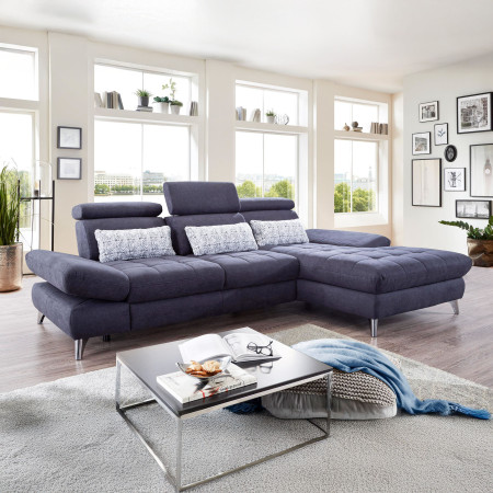 Rohová sedačka Carolina s možností funkcií, Roh vpravo