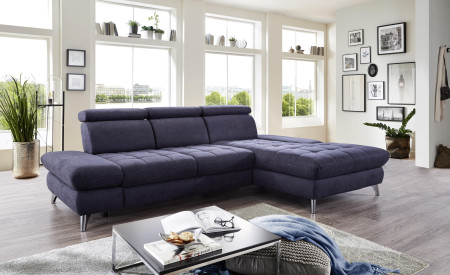 Rohová sedačka Carolina s možností funkcií, Roh vpravo