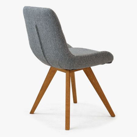 Pohodlná jídelní židle , modře šedá