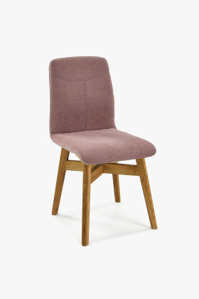 Židle jídelní YORK, lososová - easy clean