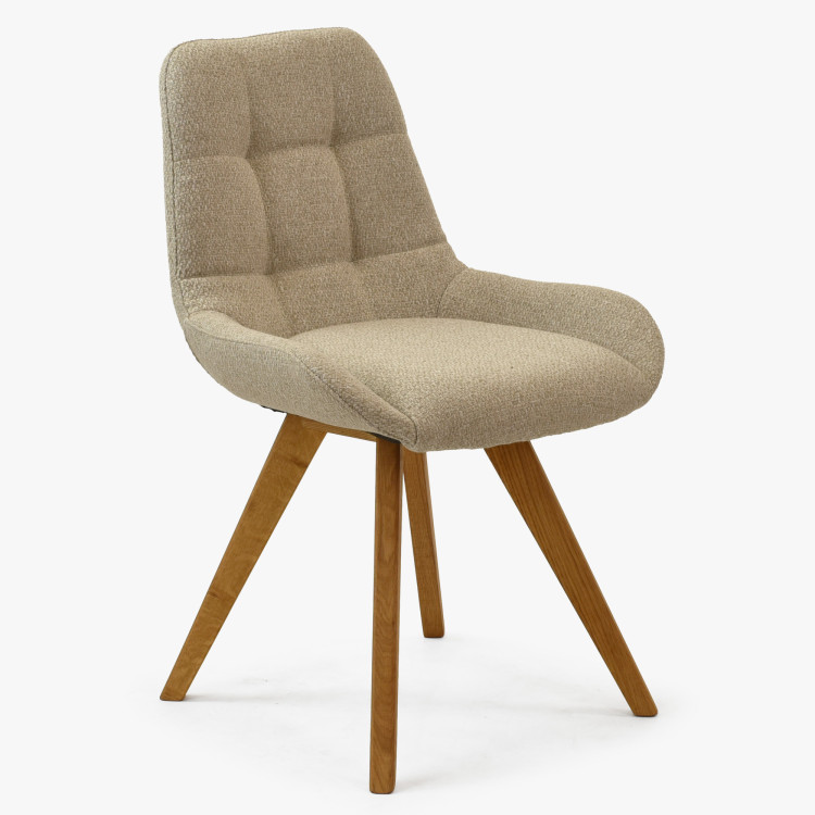 Pohodlná jídelní židle , šedě matová