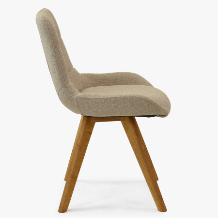 Pohodlná jídelní židle , šedě matová