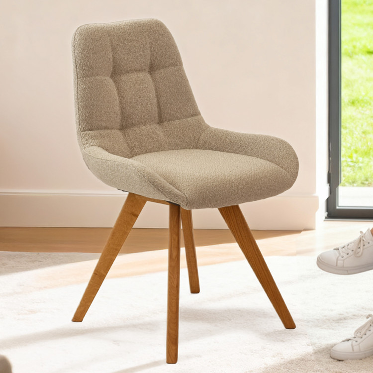 Pohodlná jídelní židle , šedě matová