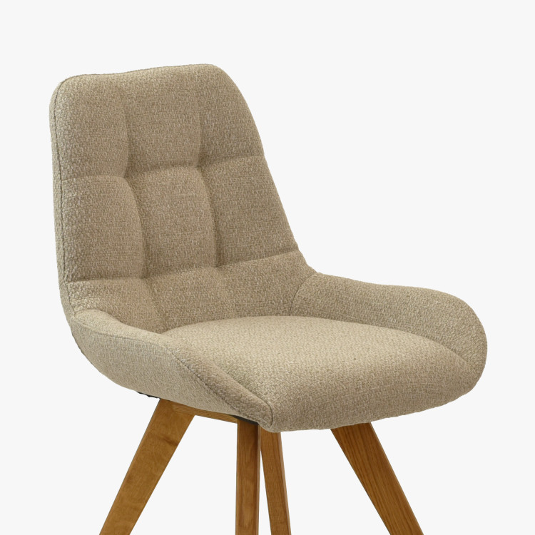 Pohodlná jídelní židle , šedě matová