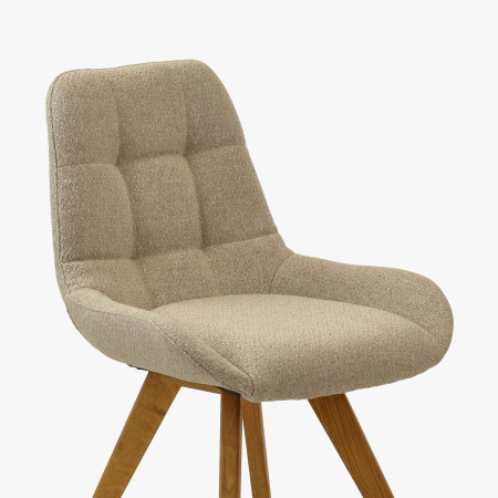 Pohodlná jídelní židle , šedě matová