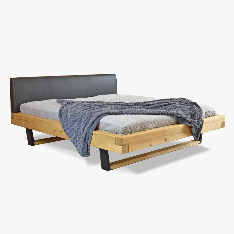 Postel z masivu na nohách, Laura smrk 160 x 200 cm