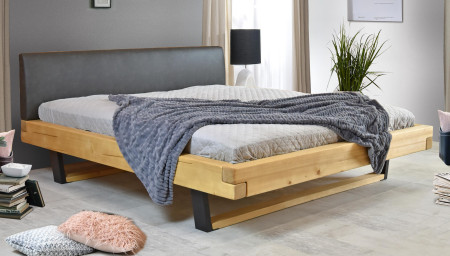 Postel z masivu na nohách, Laura smrk 160 x 200 cm