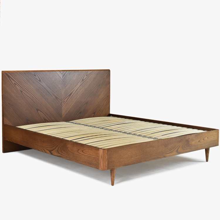 Postel v retro designu 180 x 200, Bordo