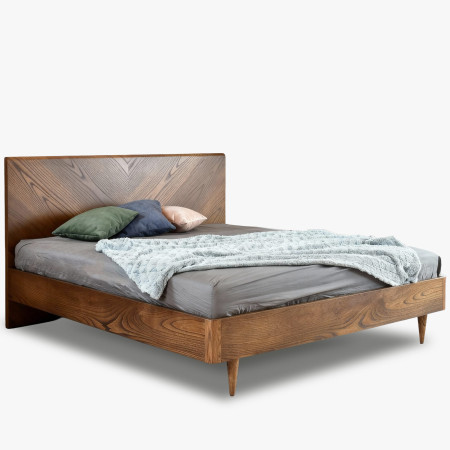 Postel v retro designu 180 x 200, Bordo