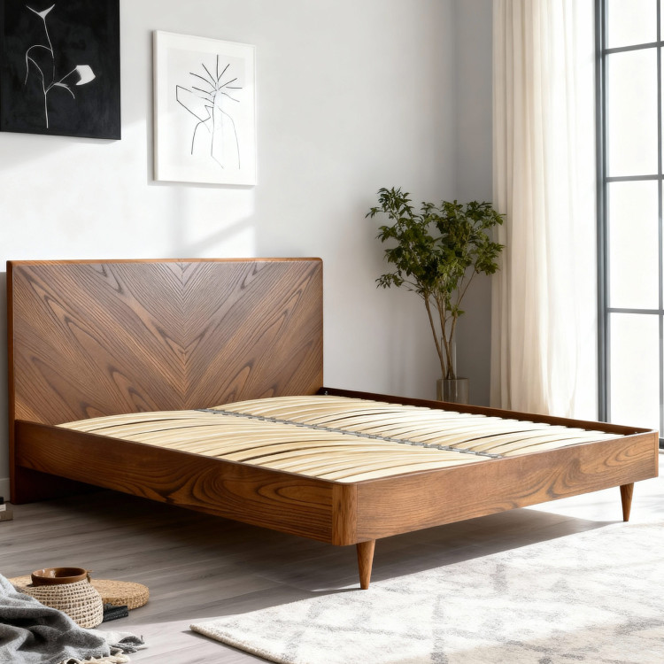 Postel v retro designu 180 x 200, Bordo