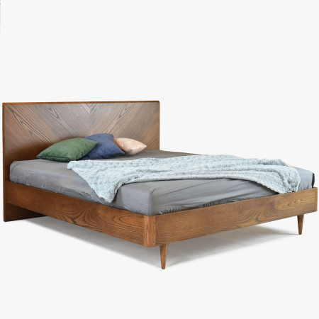 Postel v retro designu 160 x 200, Bordo