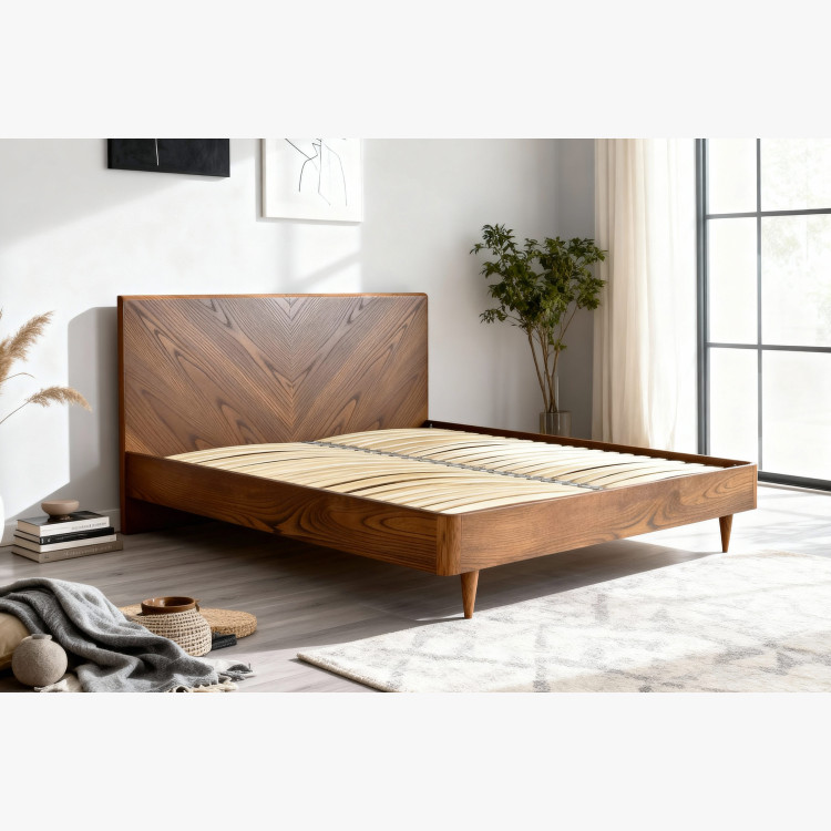 Postel v retro designu 160 x 200, Bordo