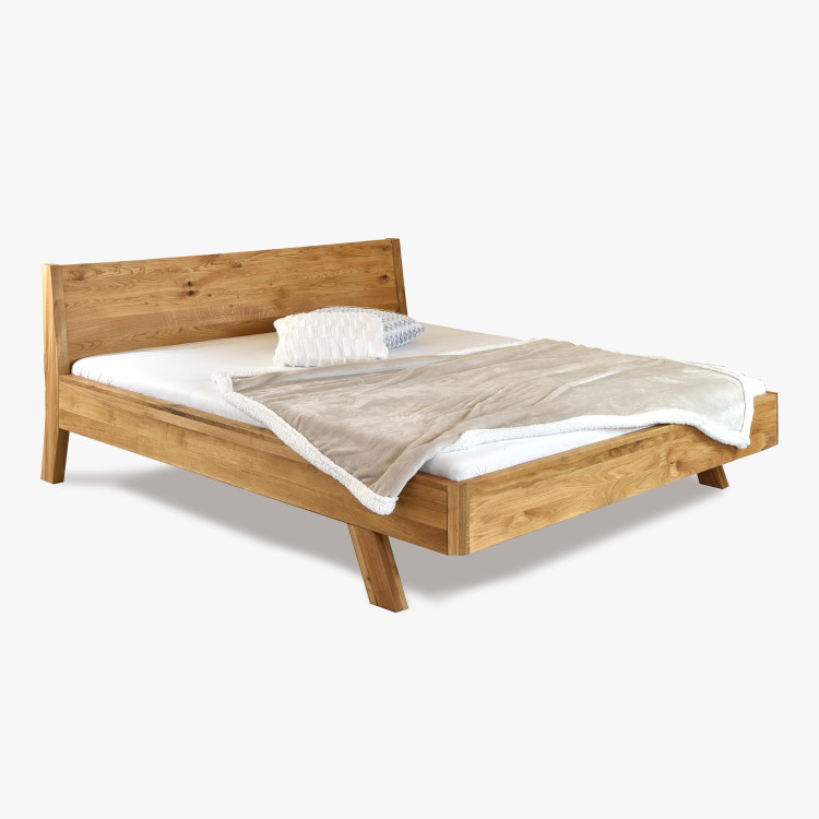 Dubová postel z masivu, marina 160 x 200 cm