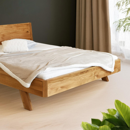 Dubová postel z masivu, marina 160 x 200 cm