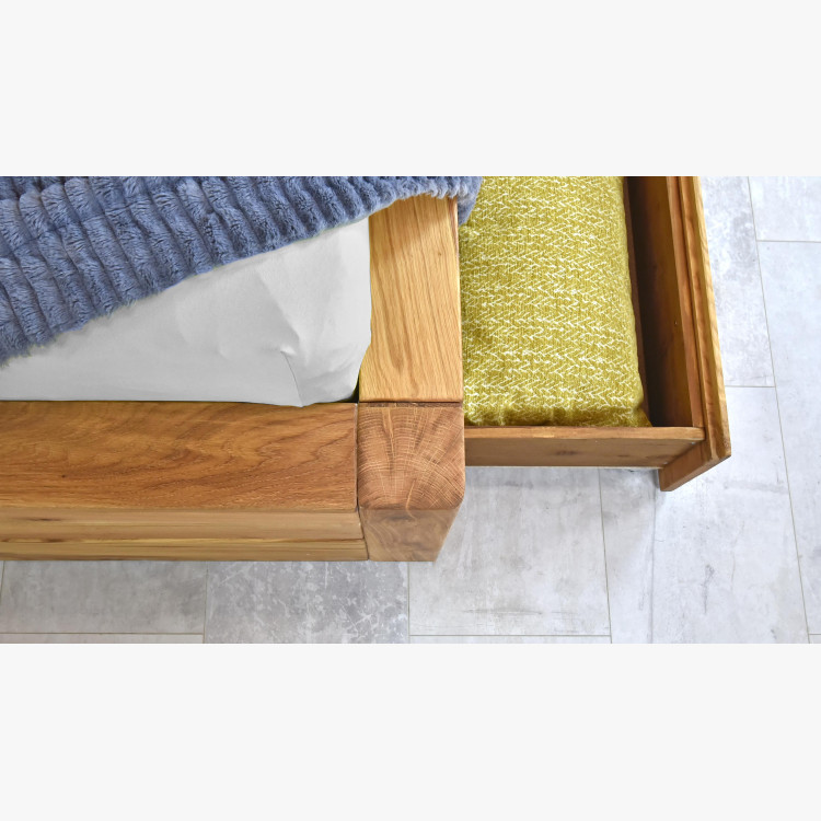 Postel z masivu s úložným prostorem, Julia 160 x 200 cm