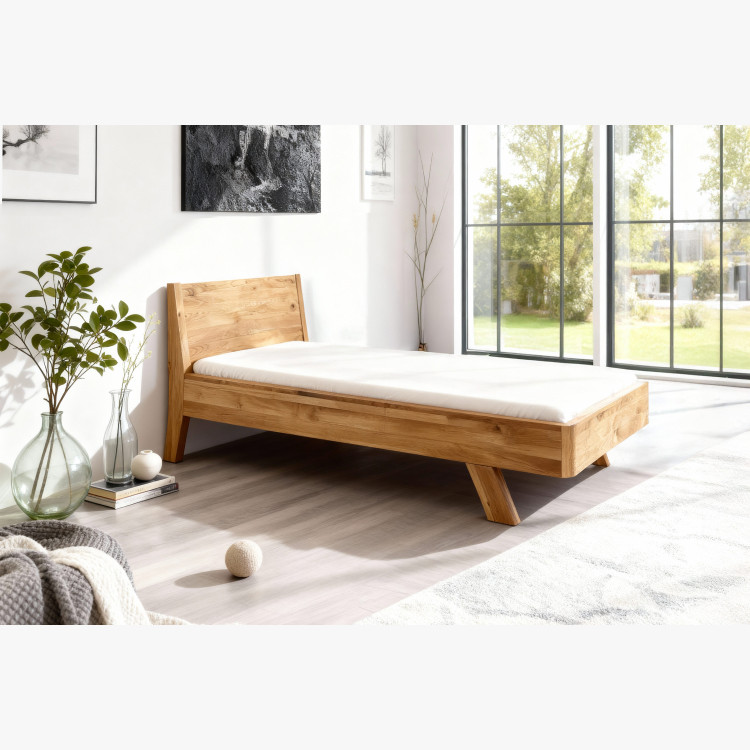 Jednolůžková dubová postel, Marina 90 x 200 cm