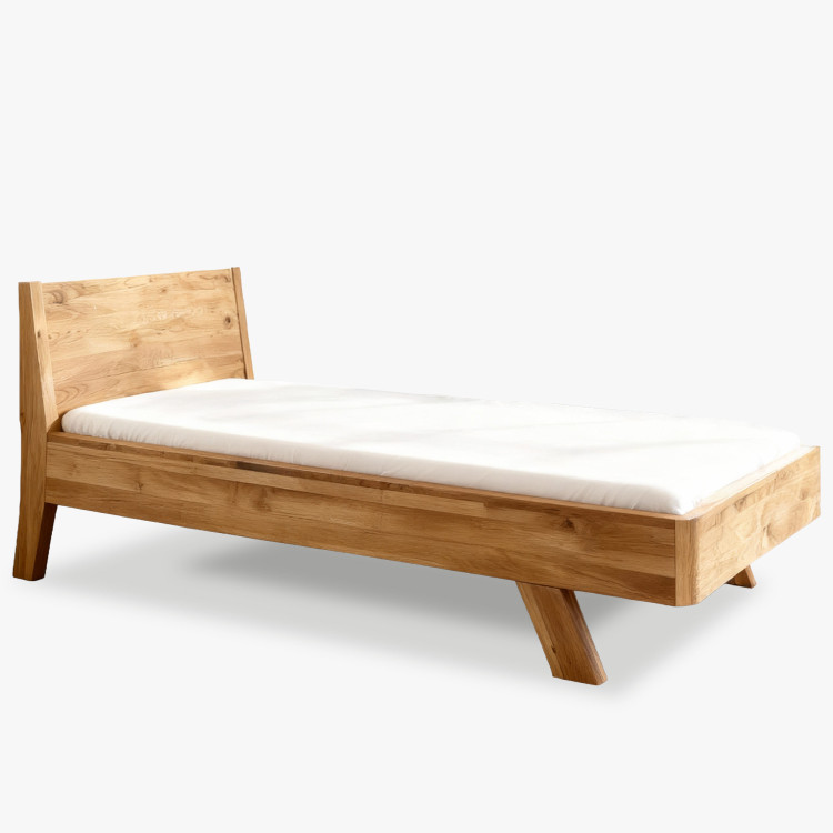 Jednolůžková dubová postel, Marina 90 x 200 cm