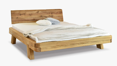 Dubová luxusní postel z trámů, Manželská Mia 180 x 200 cm