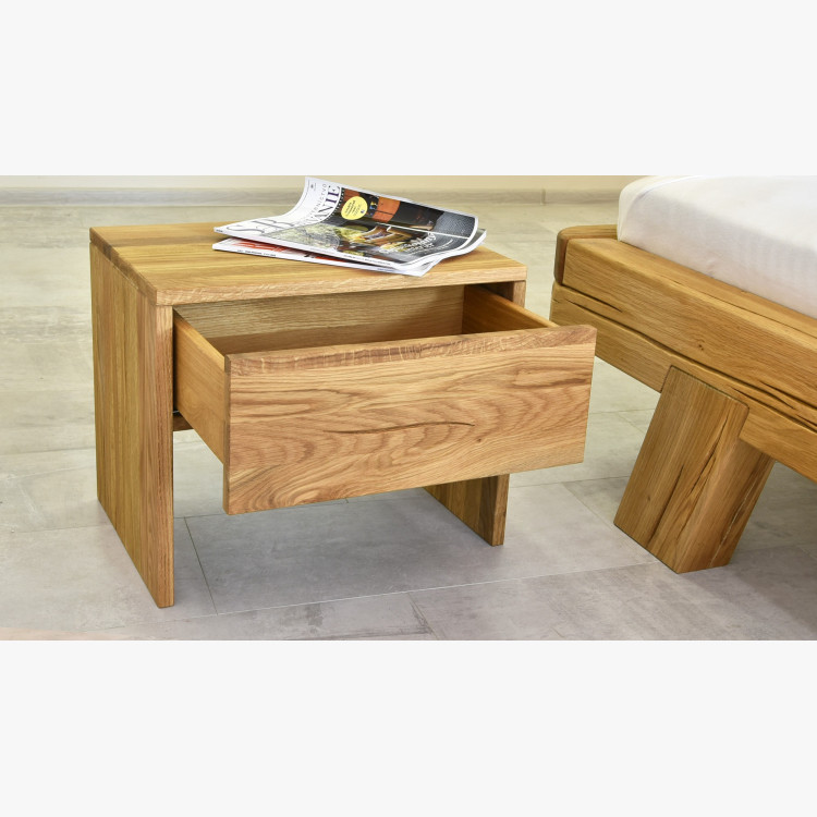 Dubová luxusní postel z trámů, Manželská Mia 180 x 200 cm