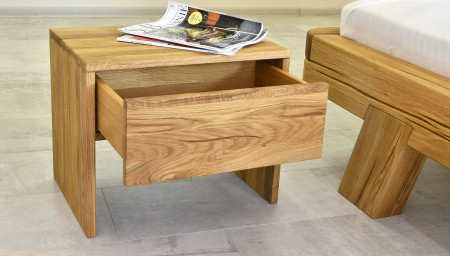 Dubová luxusní postel z trámů, Manželská Mia 180 x 200 cm