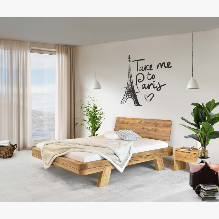 Dubová luxusní postel z trámů, Manželská Mia 180 x 200 cm