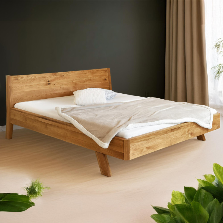 Dubová postel z masivu, marina 180 x 200 cm