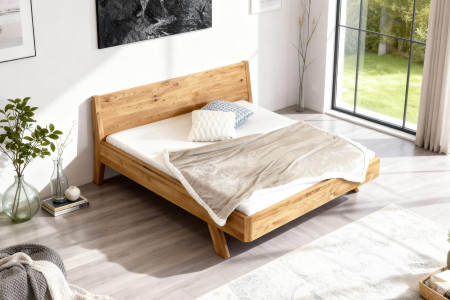 Dubová postel z masivu, marina 180 x 200 cm