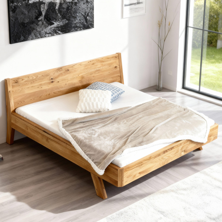 Dubová postel z masivu, marina 180 x 200 cm