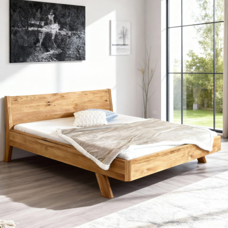 Dubová postel z masivu , marina 140 x 200 cm