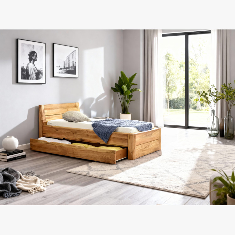 Dřevěná jednolůžková postel Julia 90 x 200