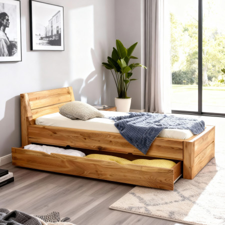 Dřevěná jednolůžková postel Julia 90 x 200