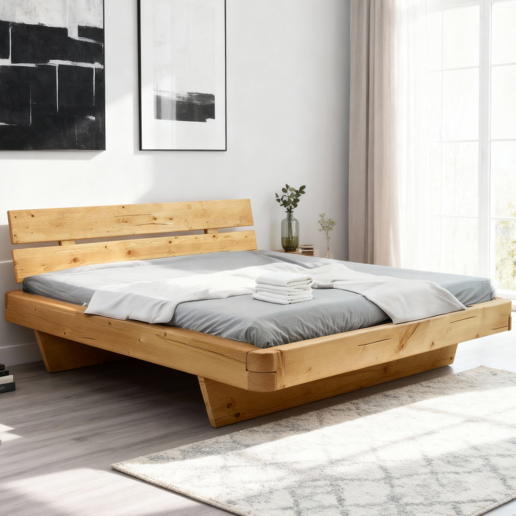 Poctivá postel z masivu smrk 180 cm