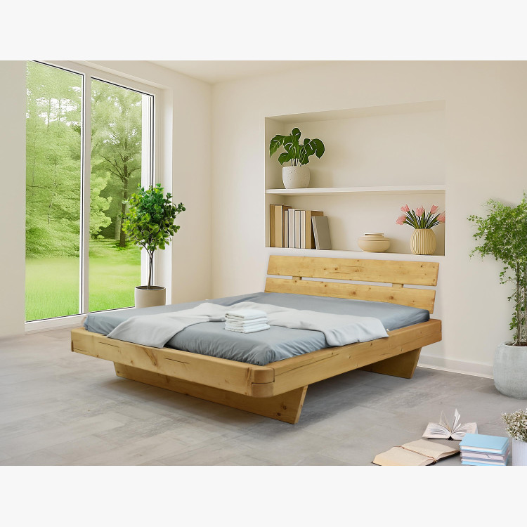 Poctivá postel z masivu smrk 180 cm