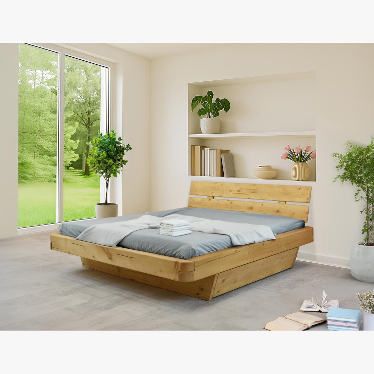 Poctivá postel z masivu smrk 180 cm