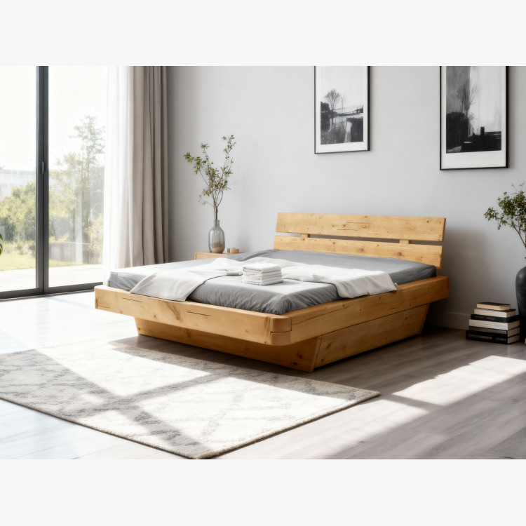 Poctivá postel z masivu smrk 180 cm