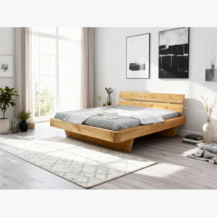 Poctivá postel z masivu smrk 180 cm