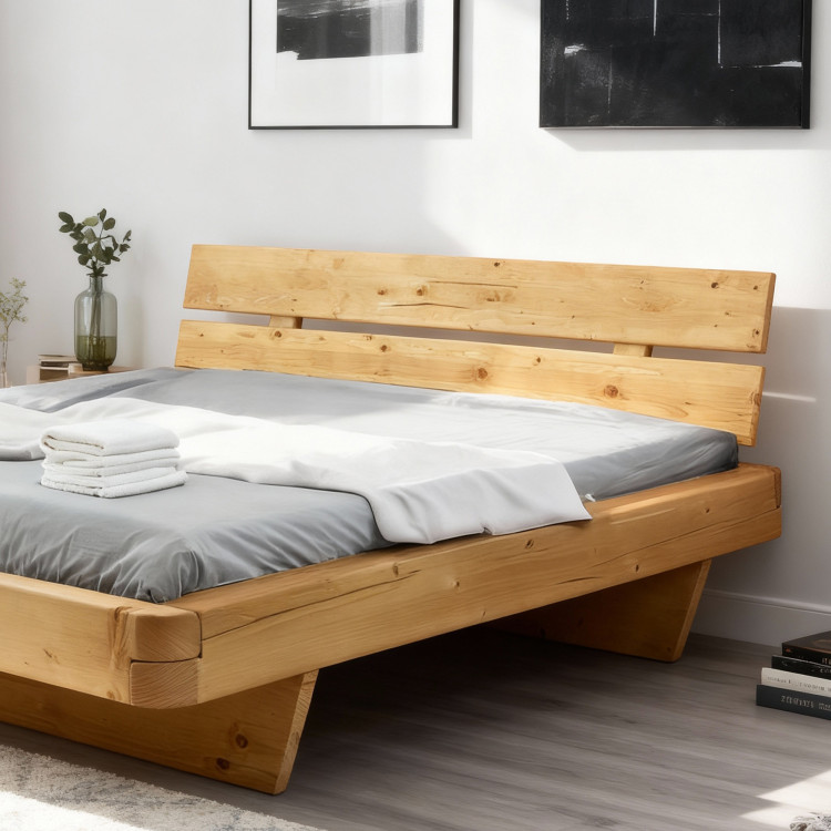 Poctivá postel z masivu smrk 180 cm