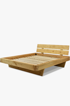 Poctivá postel z masivu smrk 180 cm Včetně šuplíků pod postel 2