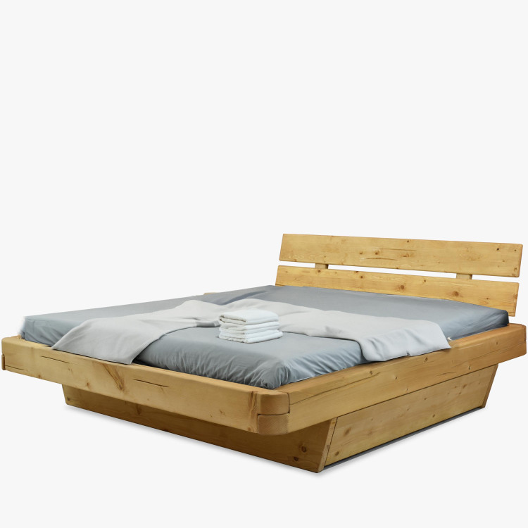 Poctivá postel z masivu smrk 180 cm Včetně šuplíků pod postel