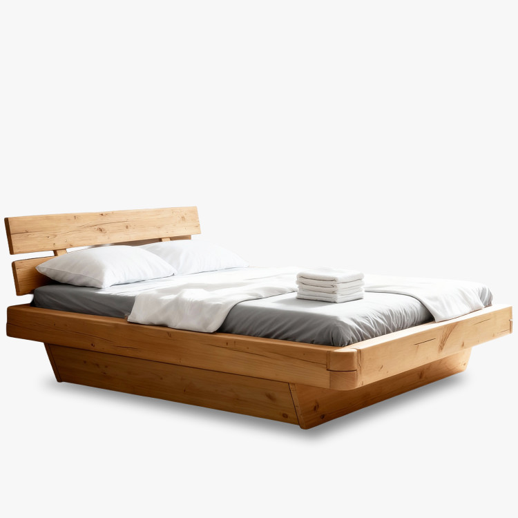 Poctivá postel z masivu smrk 180 cm Včetně šuplíků pod postel