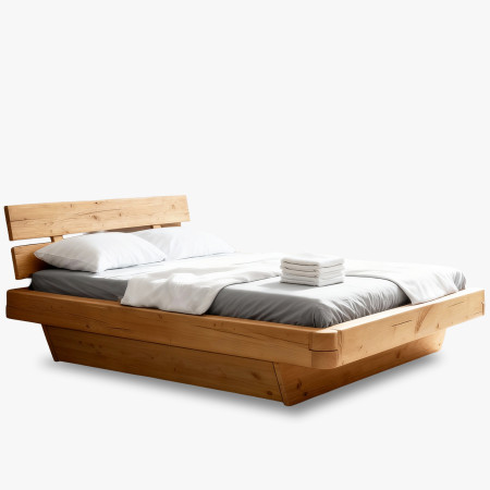 Poctivá postel z masivu smrk 180 cm Včetně šuplíků pod postel