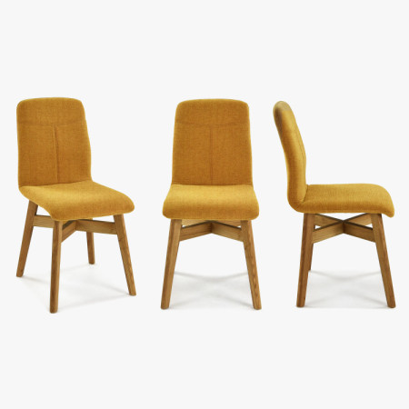 Esszimmerstuhl YORK, gelb - easy clean