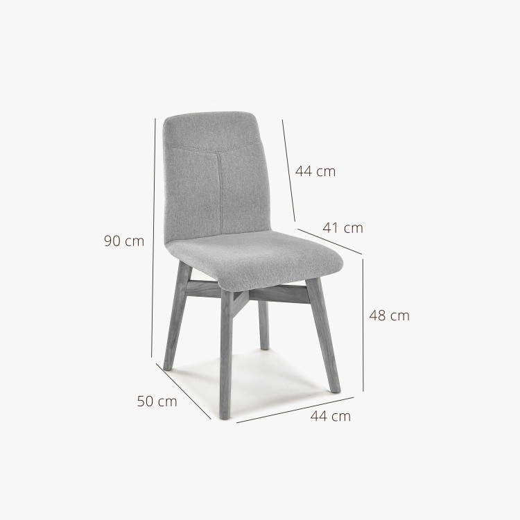 Esszimmerstuhl YORK, gelb - easy clean