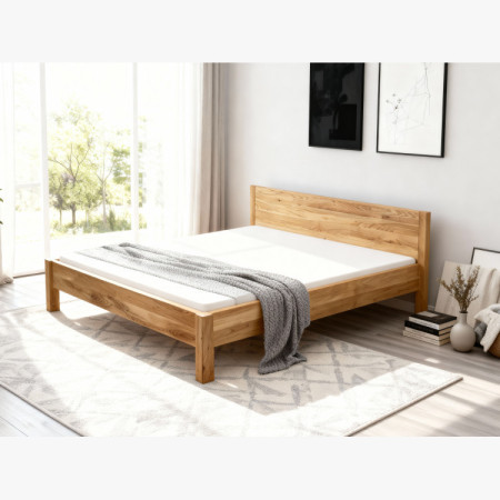 Eichenbett aus Massivholz 180 x 200 cm Richard - robust & elegant