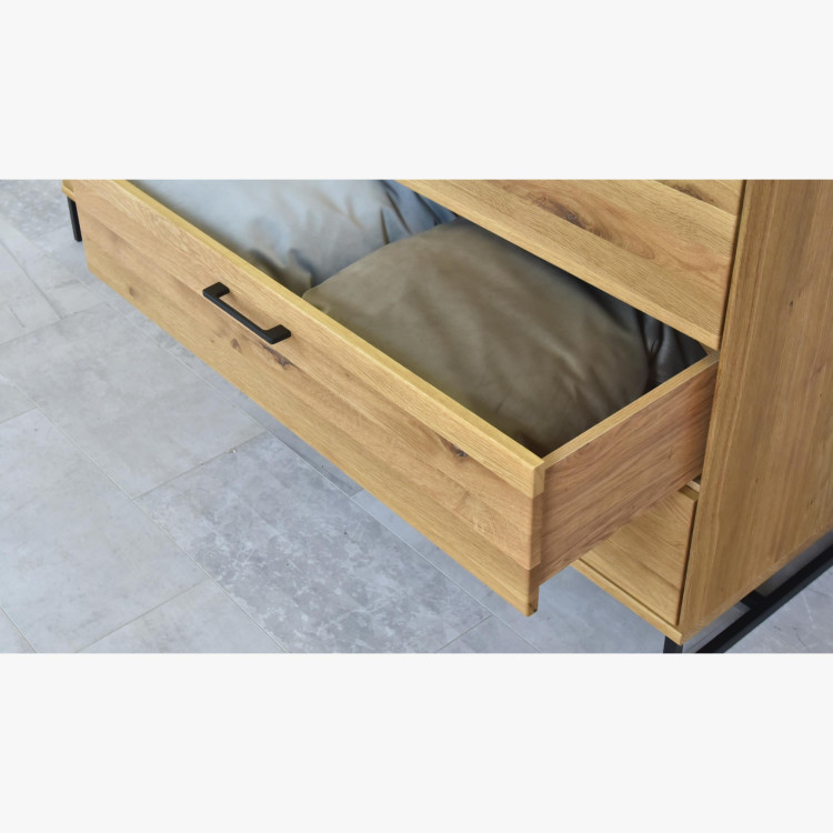 Große Kommode fürs Schlafzimmer - Massivholz im Loft-Stil, Lagos 49