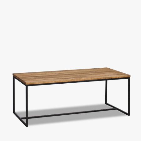 Konferenztisch mit schwarzen Metallbeinen, Lagos 64