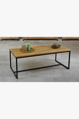 Konferenztisch mit schwarzen Metallbeinen, Lagos 64 2