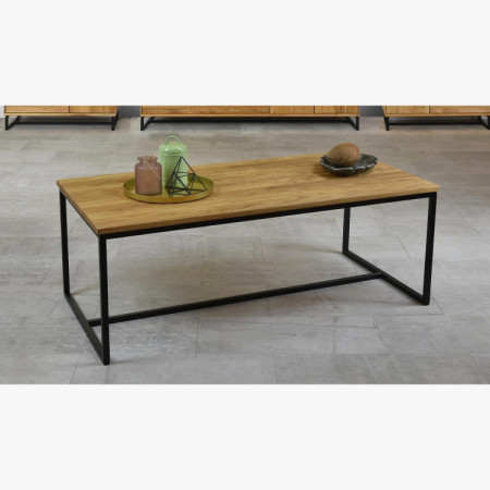 Konferenztisch mit schwarzen Metallbeinen, Lagos 64