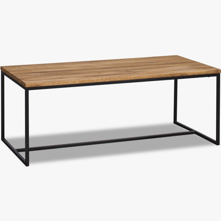 Konferenztisch mit schwarzen Metallbeinen, Lagos 64