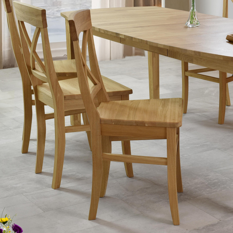 Eichenstuhl Country - Massiv - MEGA Aktion